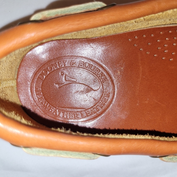 Dooney & Bourke Leather Slip-On Loafers - Picture 8 of 12